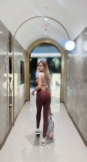 Women's V back jumpsuit