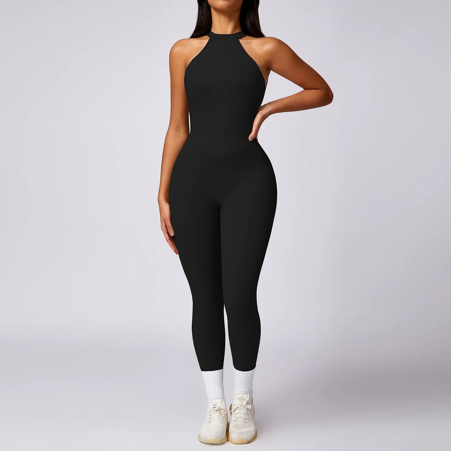 Women's premium V Back Jumpsuit