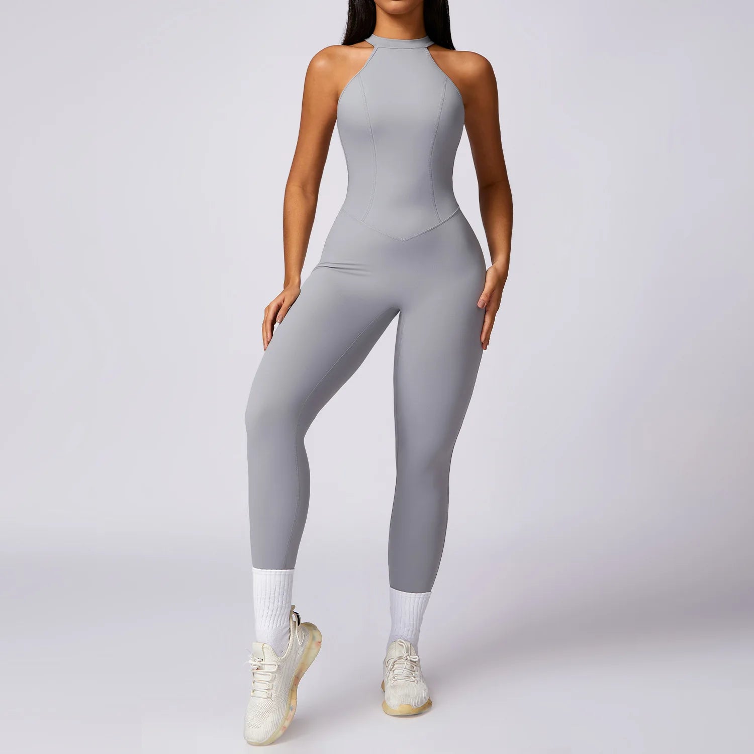 Women's premium V Back Jumpsuit