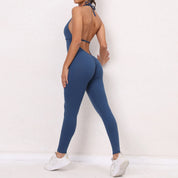 Yoga Set V Back Jumpsuit