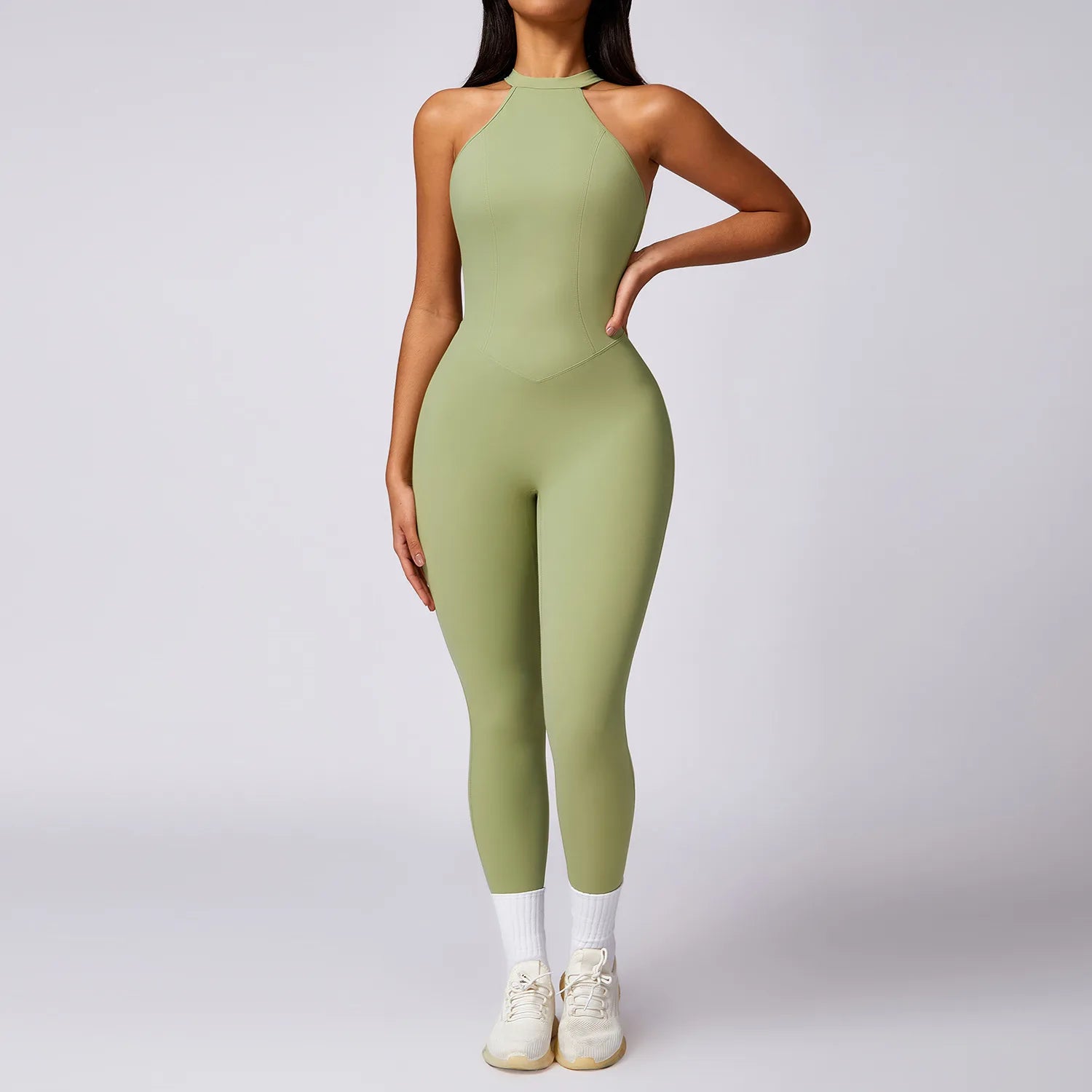Women's premium V Back Jumpsuit