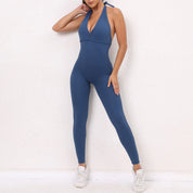 Yoga Set V Back Jumpsuit