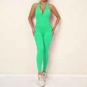 Yoga Set V Back Jumpsuit
