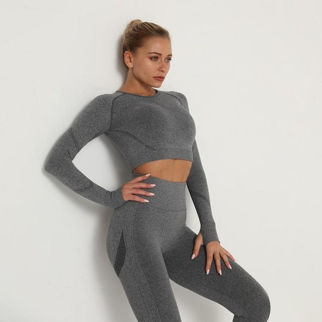 Auxxilus Women's long sleeve yoga set