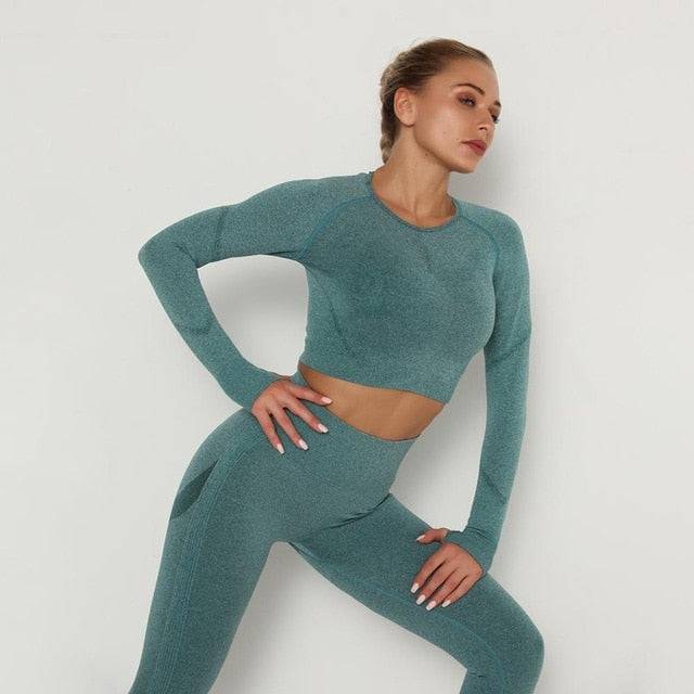Auxxilus Women's long sleeve yoga set