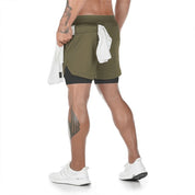 Men's Double Deck Shorts | 2 in 1 Gym Shorts | Auxxilus