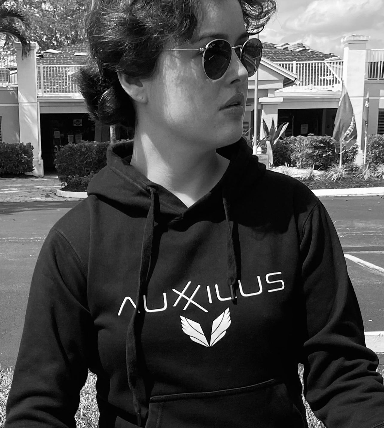 Premium Auxxilus logo hoodie