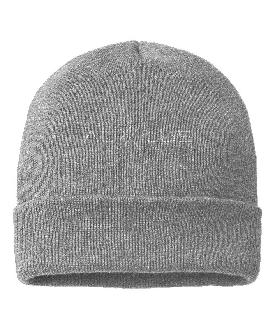 Auxxilus Heather Grey Beanie | Heather Grey Beanie | Auxxilus