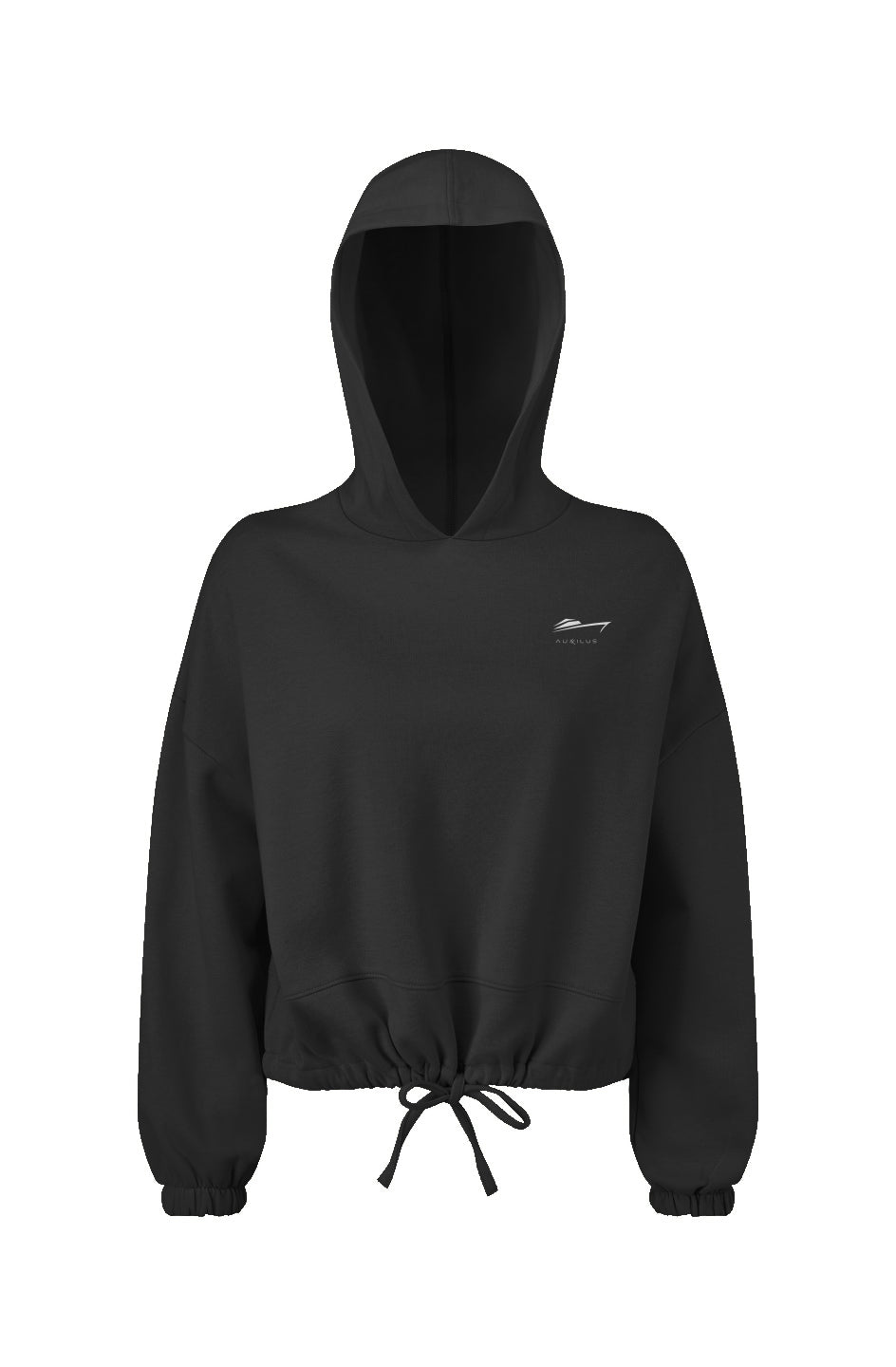 Auxxilus Yacht Cropped Oversize Hooded Sweatshirt