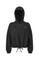 Auxxilus Yacht Cropped Oversize Hooded Sweatshirt