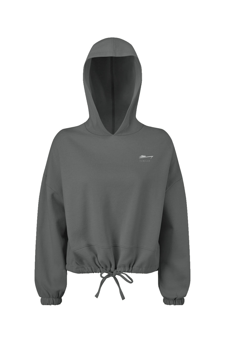 Auxxilus Yacht Cropped Oversize Hooded Sweatshirt