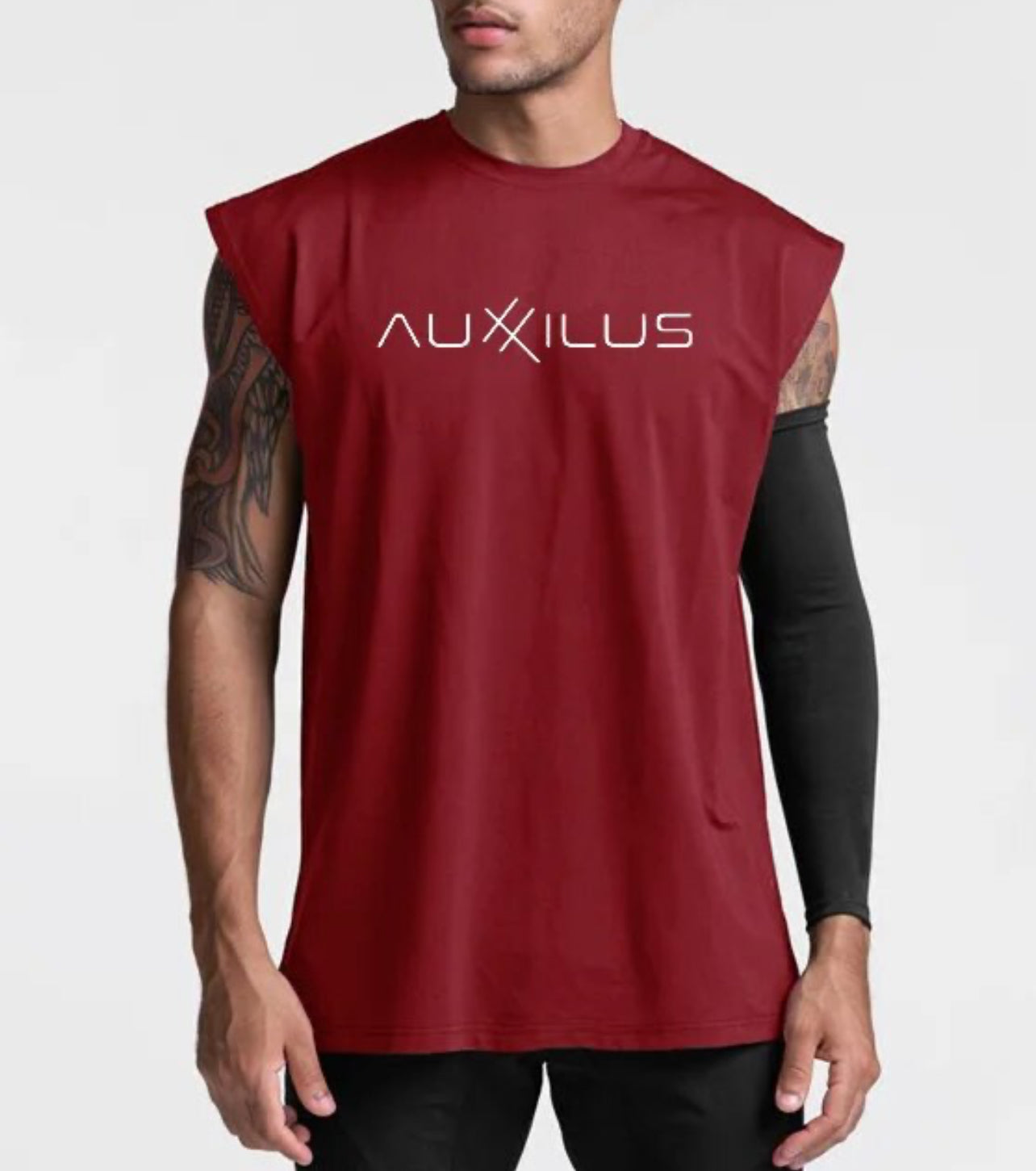 Auxxilus Mesh angle cut stringer Tank Top