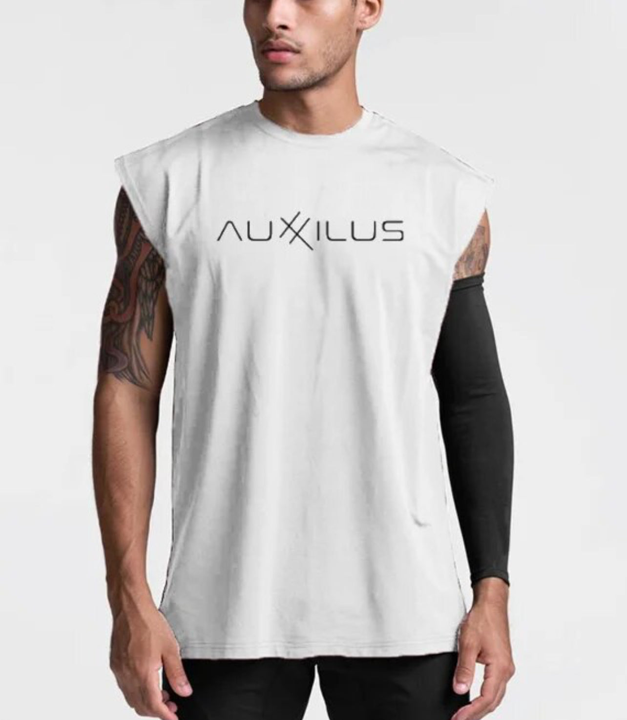 Auxxilus Mesh angle cut stringer Tank Top