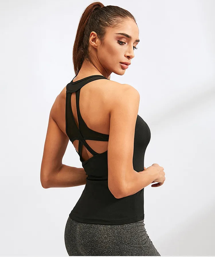 Racerback Yoga Tank Top | Women's Racerback Top | Auxxilus