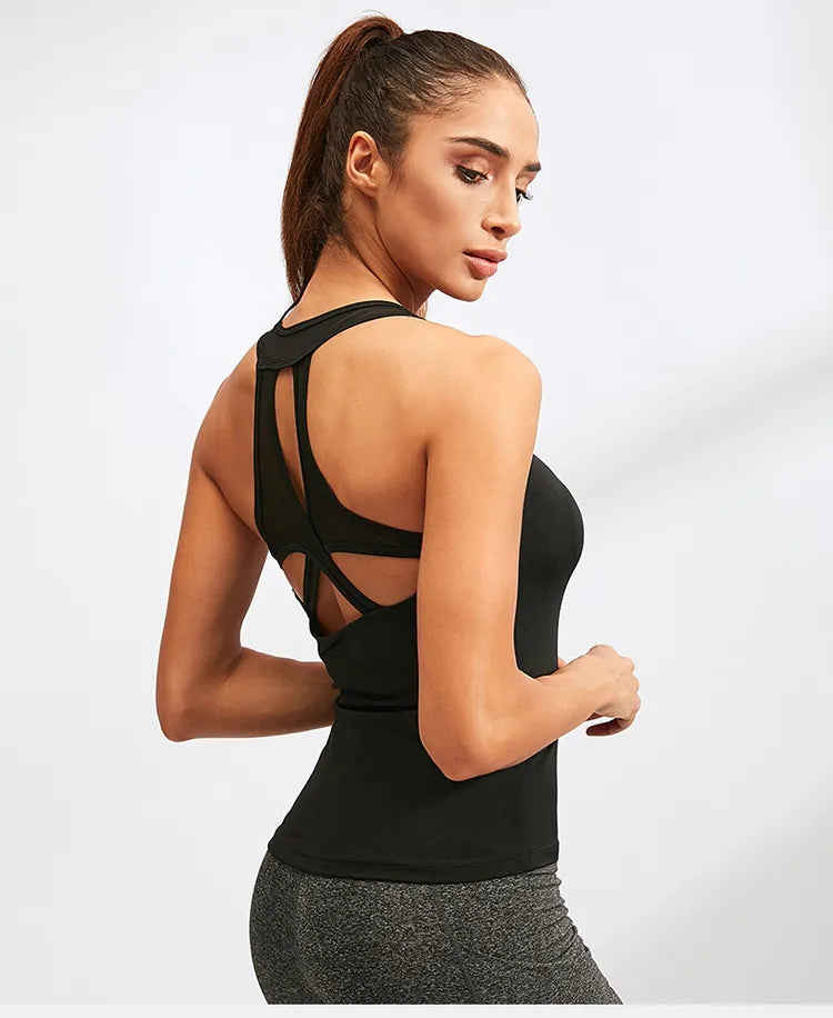 Racerback Yoga Tank Top | Women's Racerback Top | Auxxilus