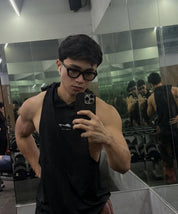 Hooded stringer tank top