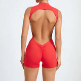 Women's Seamless Yoga Jumpsuit shorts