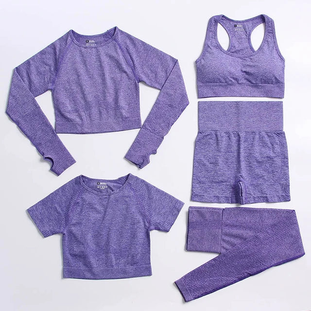 Seamless Yoga Fitness Suit