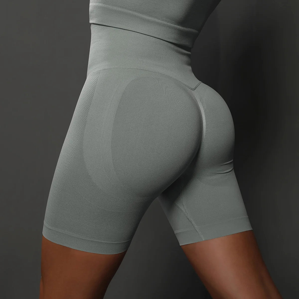 Women's Seamless High Waist Yoga Shorts