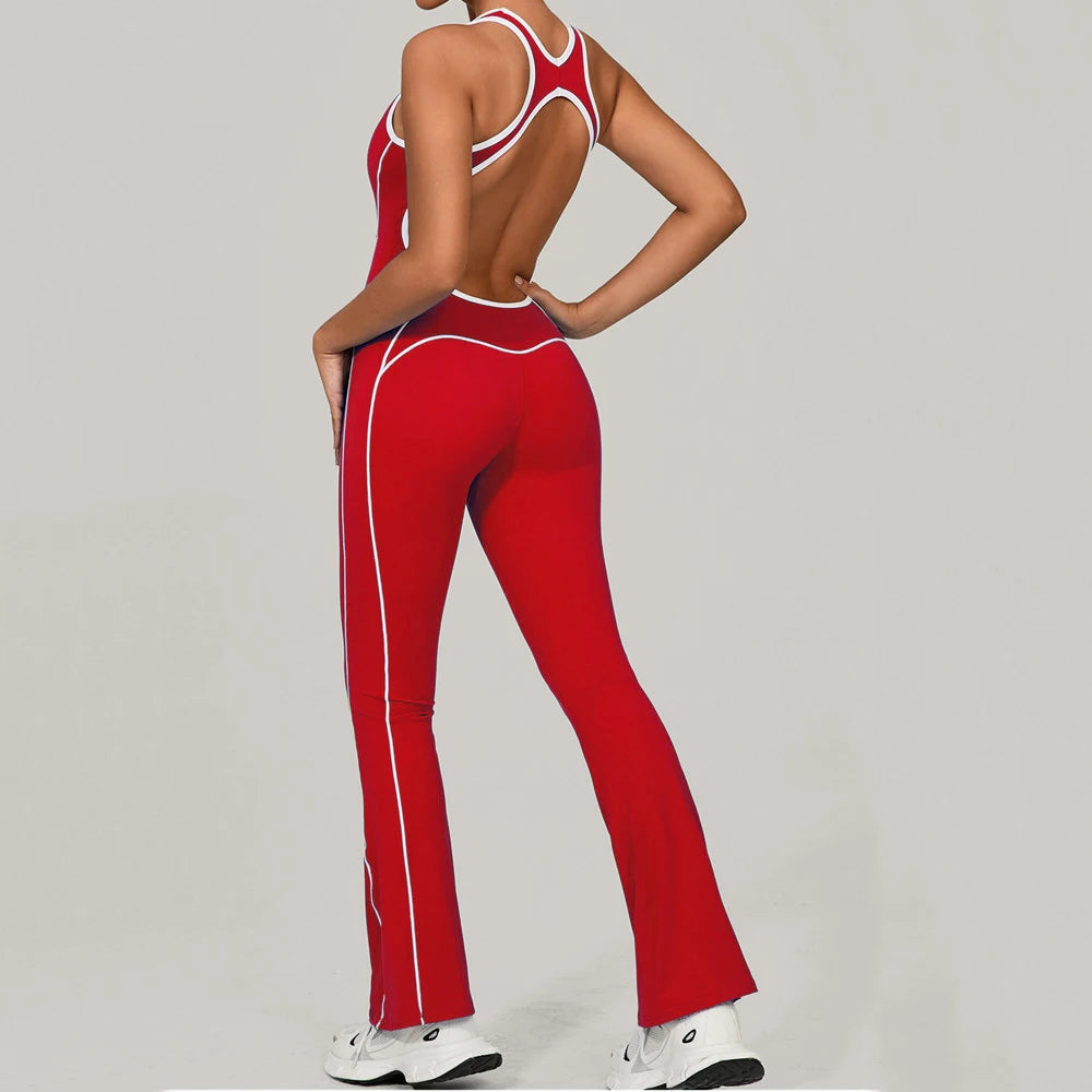 Women's Jumpsuit Yoga Set