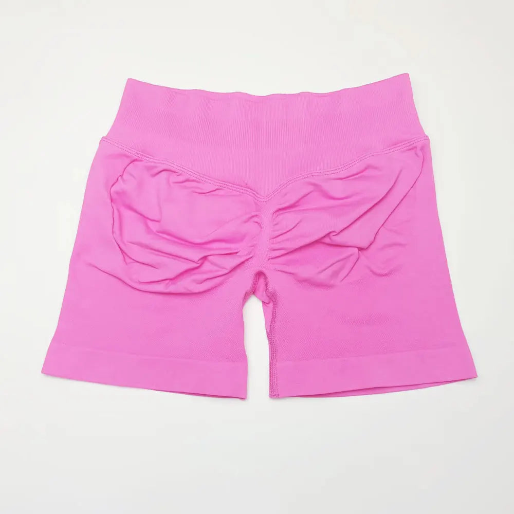 Women's low ribbed gym shorts