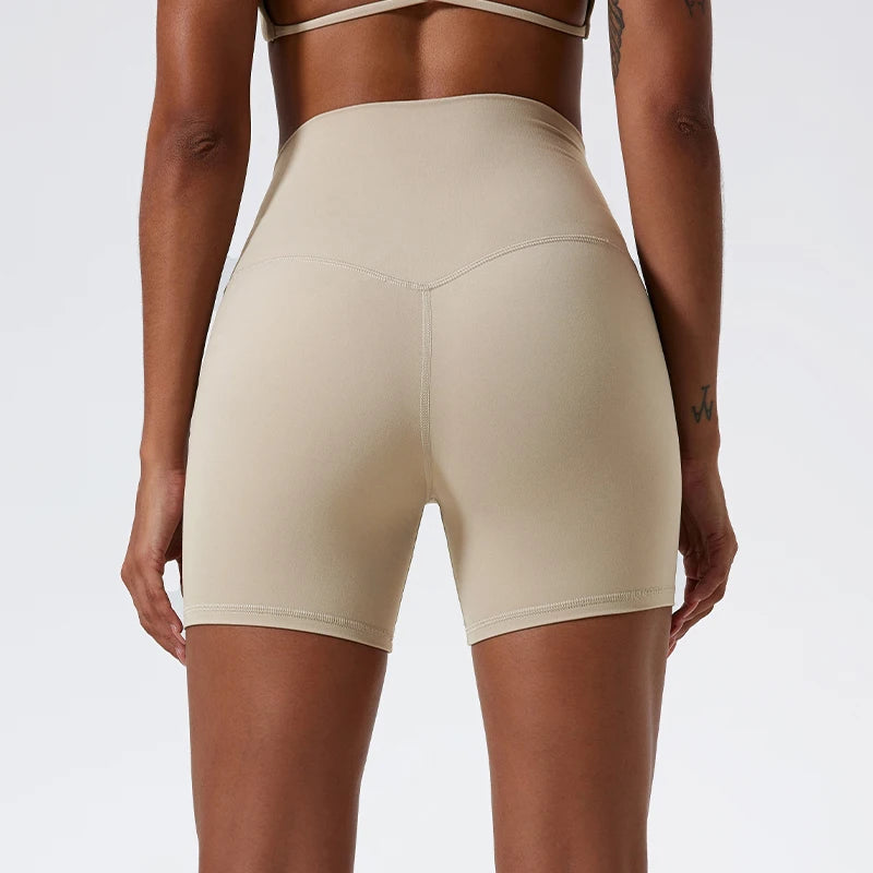 Women's High Waist Sports Shorts