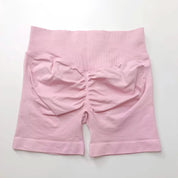 Women's low ribbed gym shorts