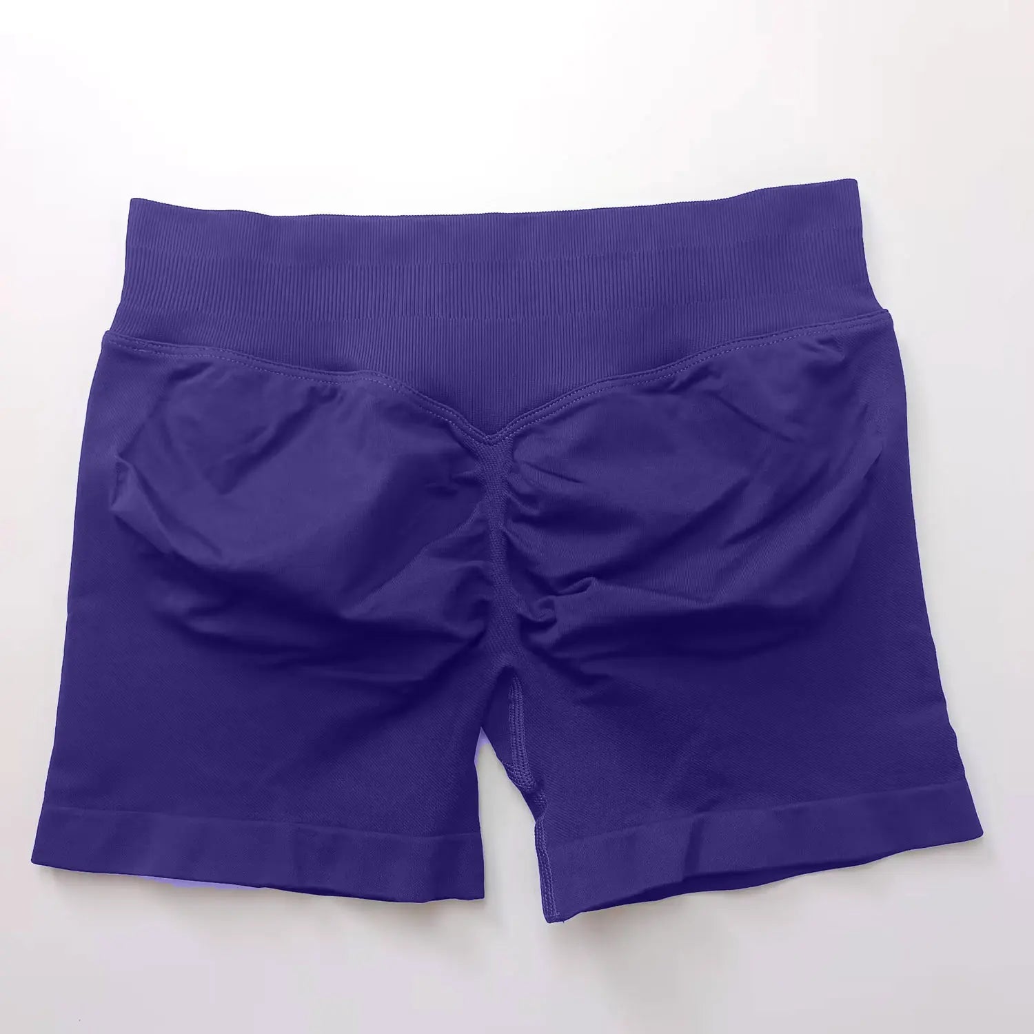 Women's low ribbed gym shorts