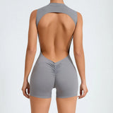 Women's Seamless Yoga Jumpsuit shorts