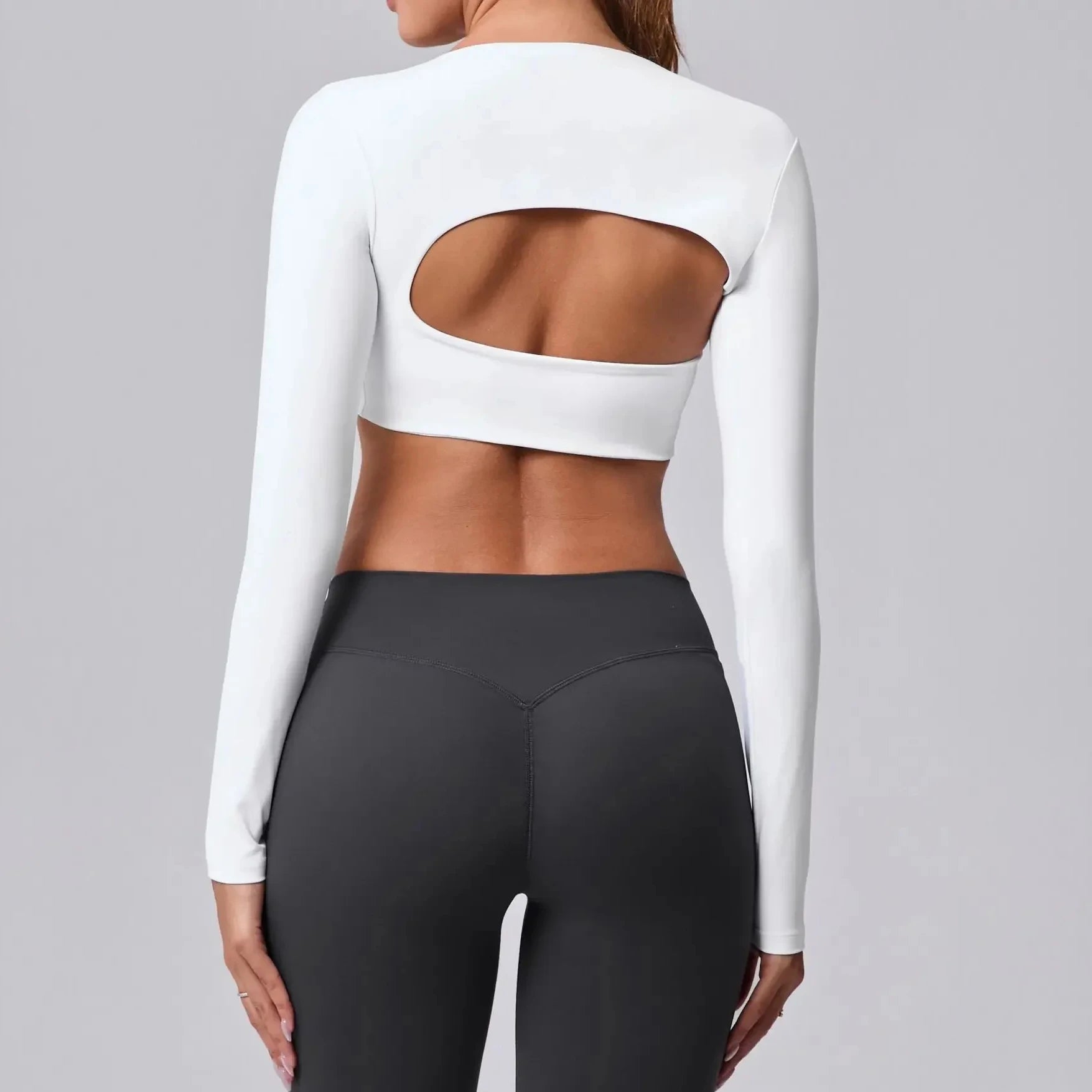 Long Sleeve Padded Pilates Yoga Shirt