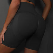 Women's Seamless High Waist Yoga Shorts