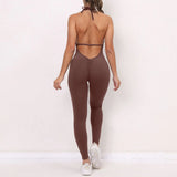 Yoga Set V Back Jumpsuit