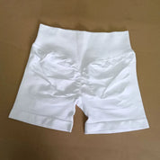 Women's low ribbed gym shorts