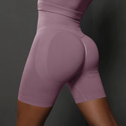 Women's Seamless High Waist Yoga Shorts