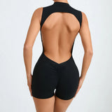 Women's Seamless Yoga Jumpsuit shorts