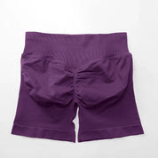 Women's low ribbed gym shorts