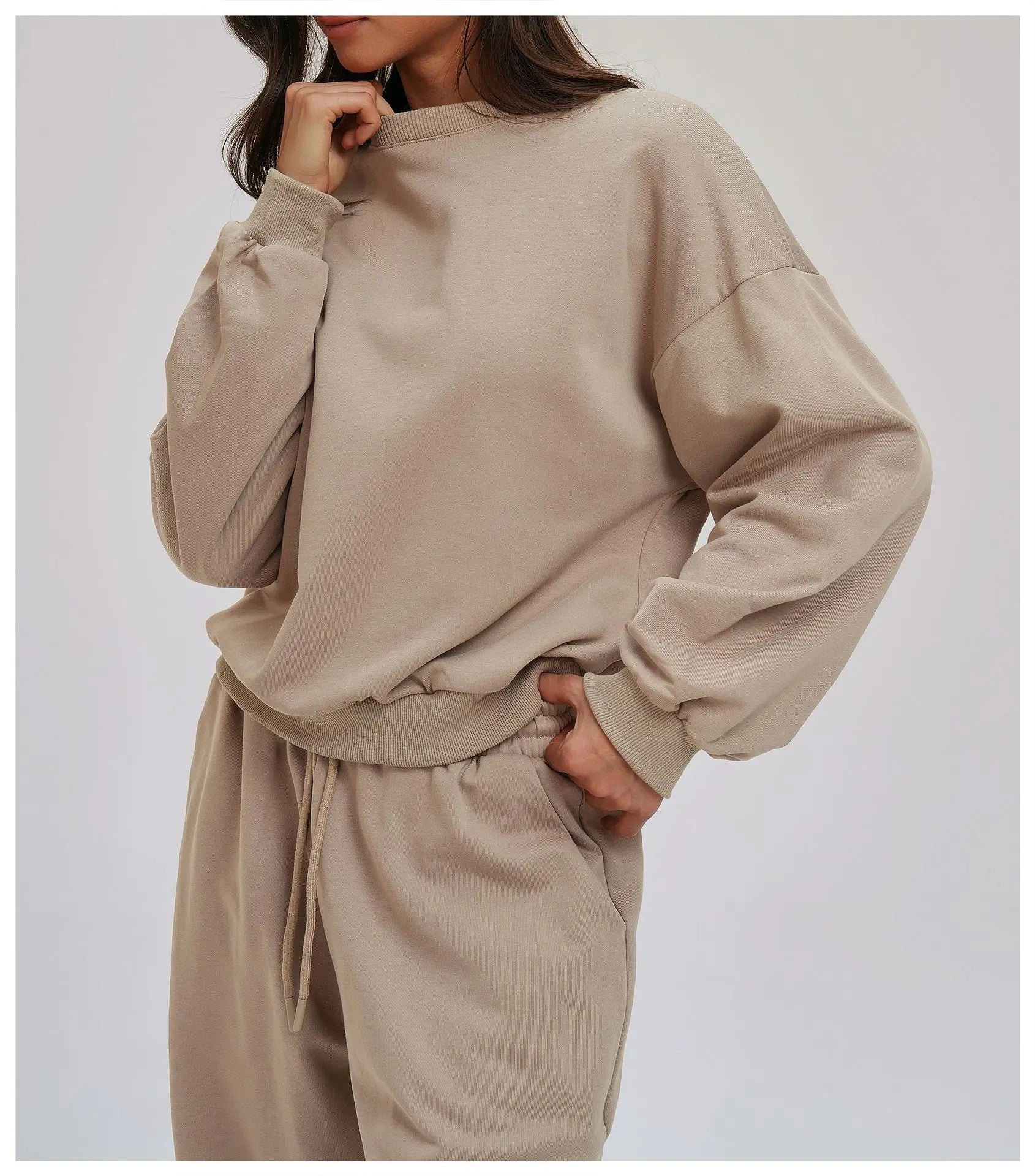 Women's winter Round Neck Sweatshirt