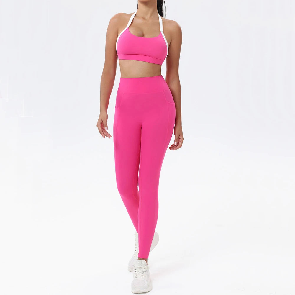 2PCS Women Tracksuit Yoga Set