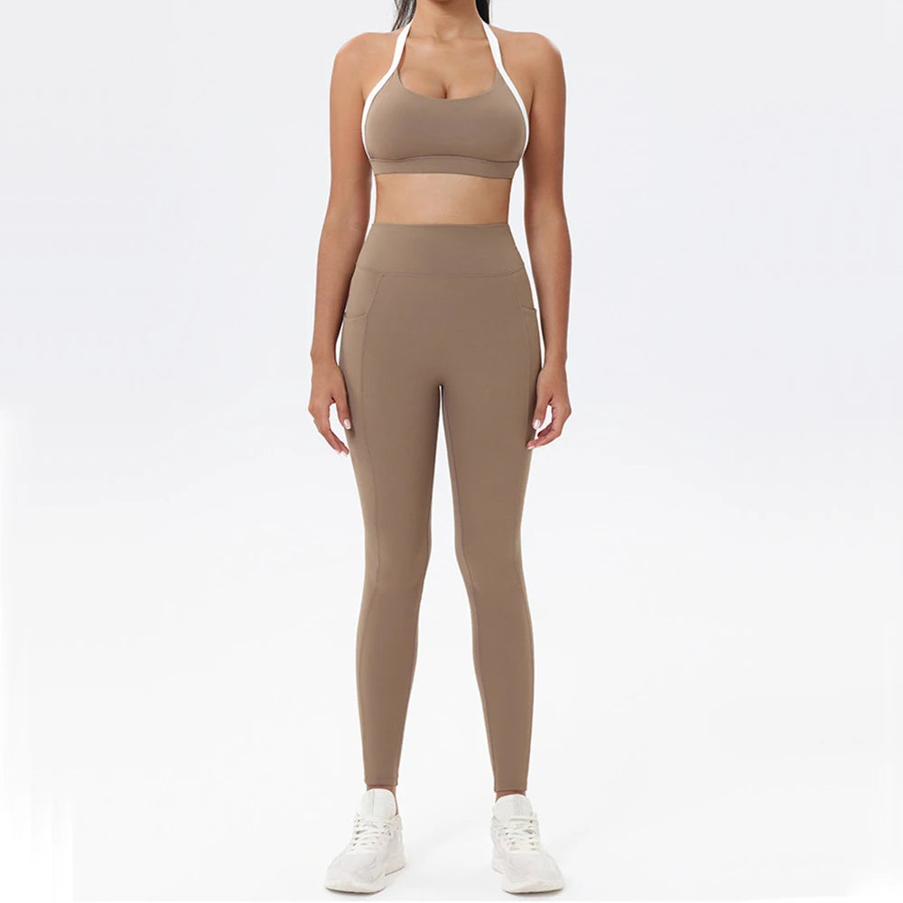 2PCS Women Tracksuit Yoga Set