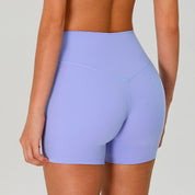 Women's high waisted gym shorts