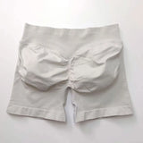 Women's low ribbed gym shorts