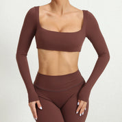 Crop Tops Yoga T-shirt