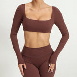 Crop Tops Yoga T-shirt