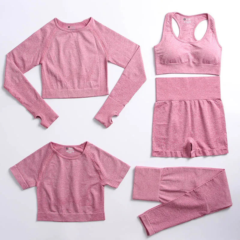 Seamless Yoga Fitness Suit