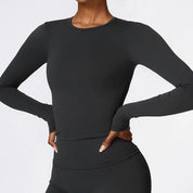 Quick Dry Breathable Yoga Long Sleeve top