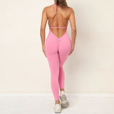 Yoga Set V Back Jumpsuit