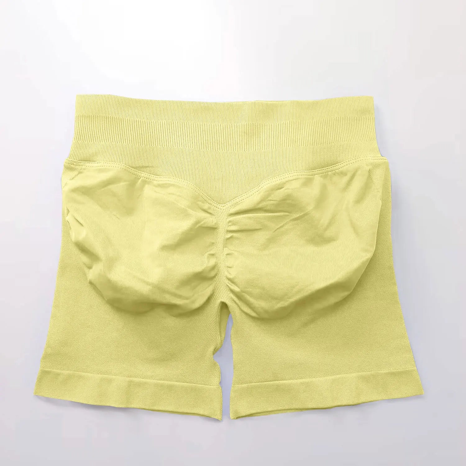 Women's low ribbed gym shorts