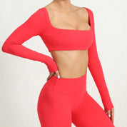 Crop Tops Yoga T-shirt