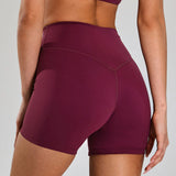 Women's high waisted gym shorts
