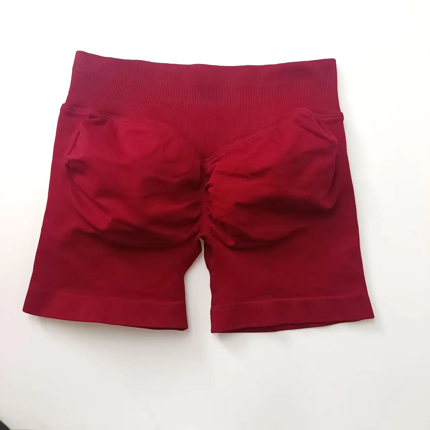 Women's low ribbed gym shorts